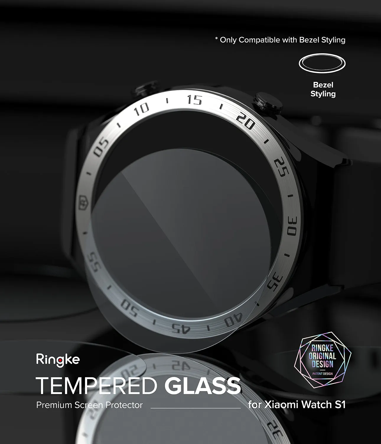 Xiaomi Watch S1 46mm | Glass for Bezel Styling [4P]