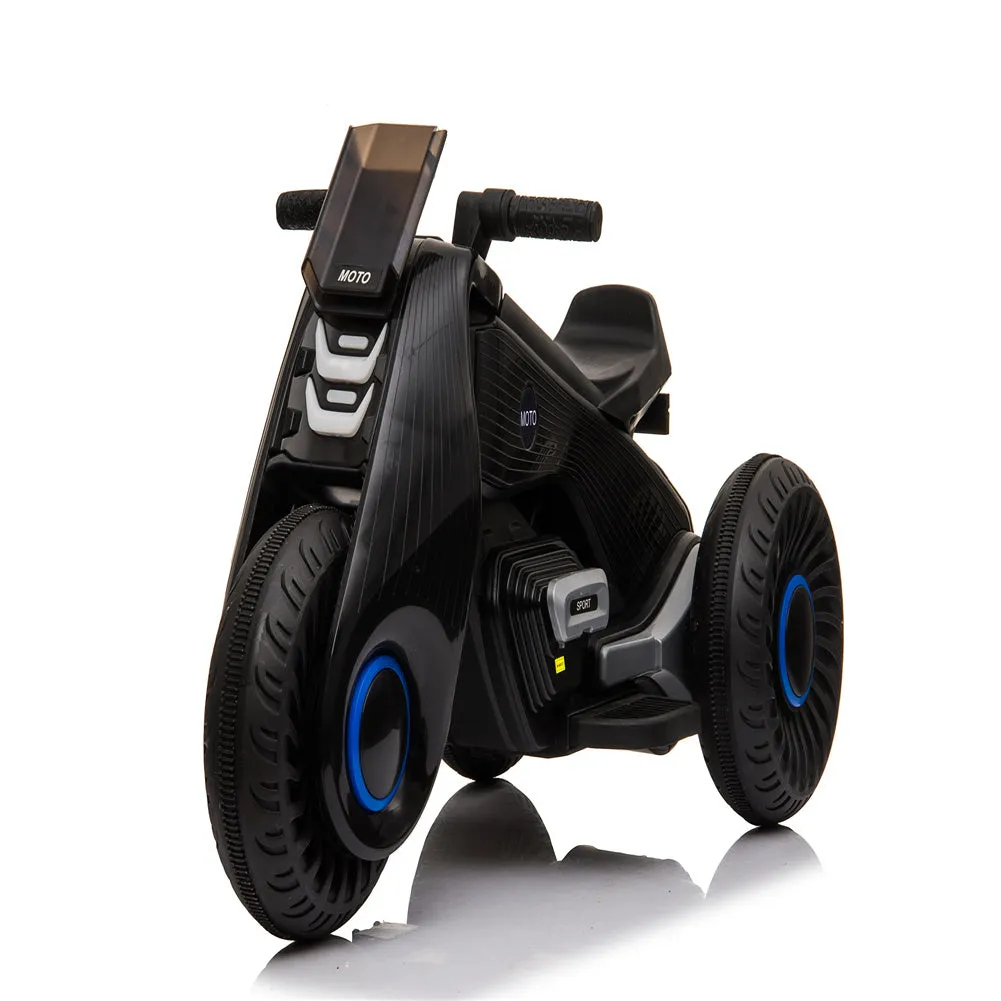 YIWA Dual Drive 6v 4.5a.h Children's 3 Wheels Electric Motorcycle with Music