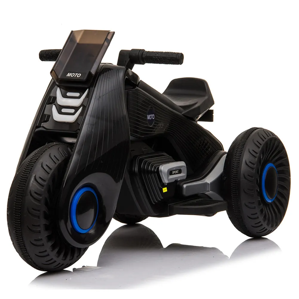 YIWA Dual Drive 6v 4.5a.h Children's 3 Wheels Electric Motorcycle with Music